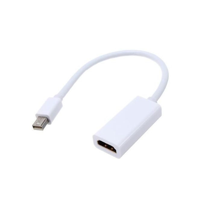 Universal Mini Display Port To Hdmi Adapter - White