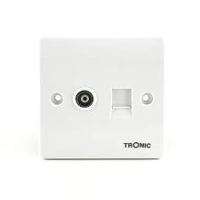 SR 1G TV Socket White SR 5311-WH