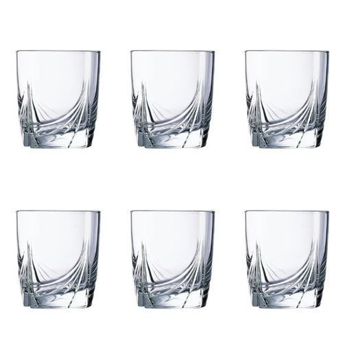 6 Pieces Whisky Glasses -Transparent