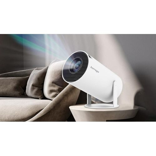 Smart 2 Full HD Projector Wifi + Android Spotlight Mini HD Projector -White