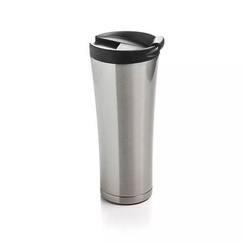 Hot And Cold Stainless Steel Travel Mug Of 0.5Liters-Silver