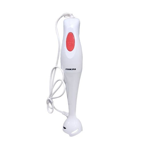 HandMixing Blender With A Stainless Steel Stick And Blades-Silver/White