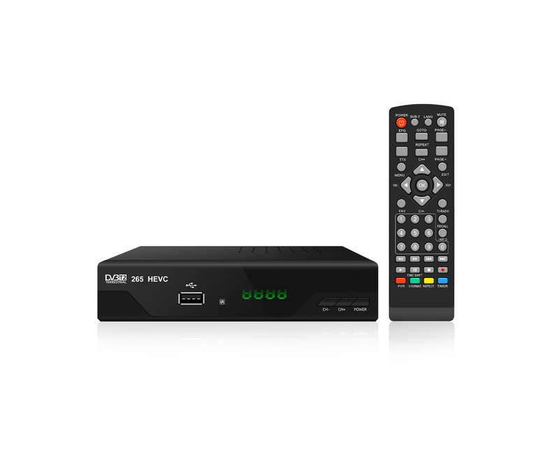 DVB/T2 1080 Full HD Free To Air Digital Decorder-Black