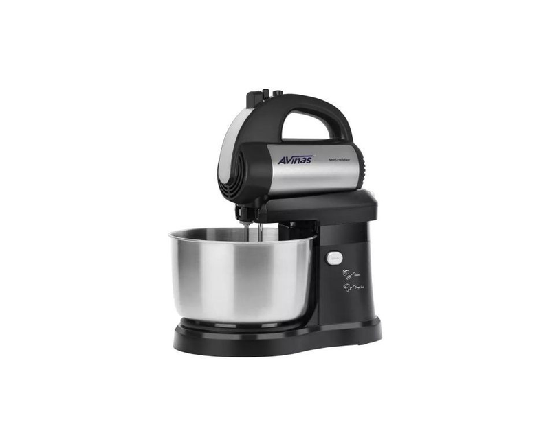 4.2L Blender Dough Hand Stand Mixer Food Processor, Silver . Avinas