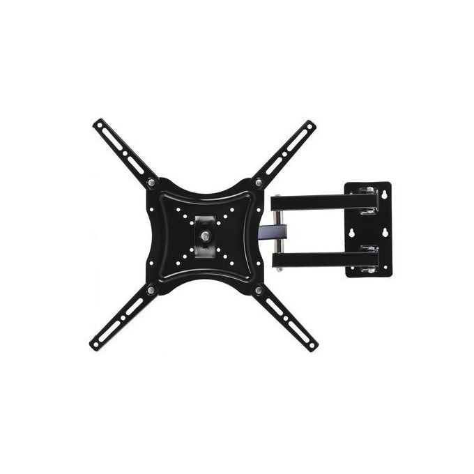 LCD LED TV 14-55” Aluminum Alloy Tilt Swivel Wall Mount - Black