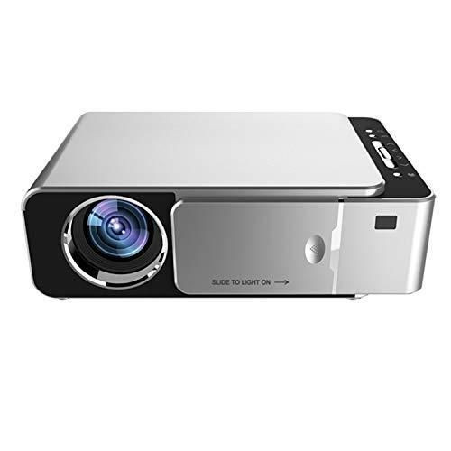 T6 Android HD 3D 4K (800 x 480) miracast 3000 Lumens Smart Home Cinema Projector with LAN, 8GB 1GB Ram, Wi-Fi, USB, VGA, Bluetooth, HDMI (Silver)