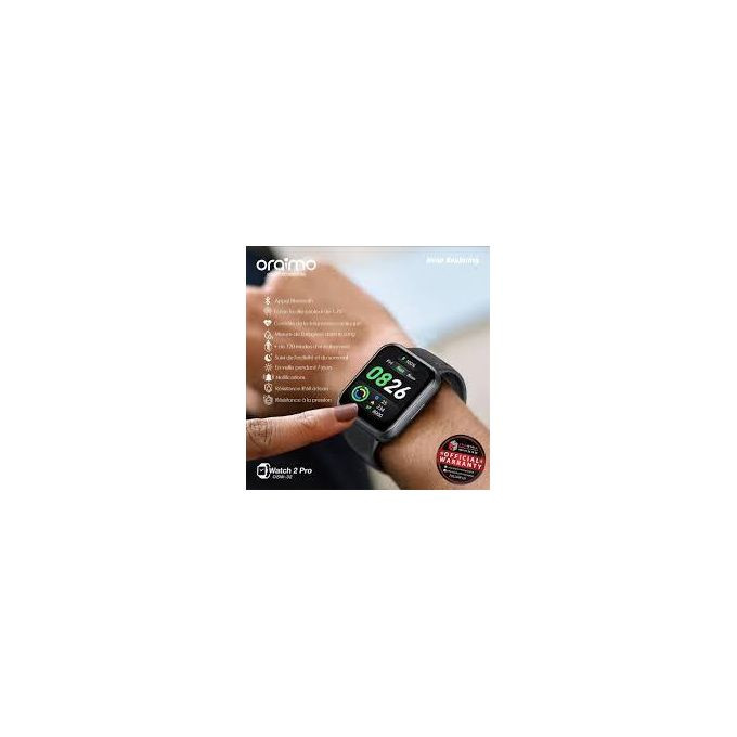 Dark Chrome Watch 2 Pro OSW-32 BT Call Quickly Reply Health Monitor Smart Watch Black, USB