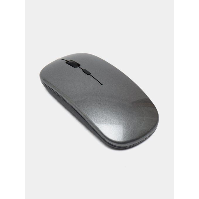 Tecsa Bluetooth Wireless Mouse Dual Mode Slim Rechargeable Wireless Mouse Silent Cordless Mouse with Bluetooth 4.0 and 2.4G Wireless, Compatible with Laptop, PC, Windows Mac Android OS Tablet (Black)