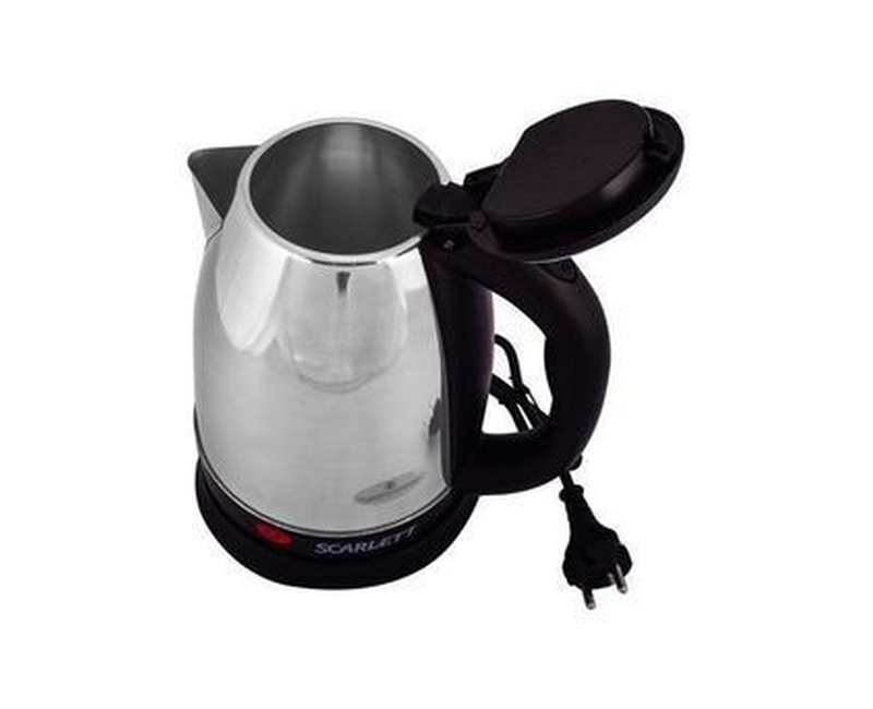 TopScarlett Electric Kettle Fast Boiling Percolator, 2 Litres - Silver,Black
