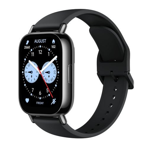 Smart Watch 5 Lite 1.96" AMOLED Screen in-Built GPS BT Calling 2mic ENC 5 ATM HyperOS Connectivity 18 Days Battery Life 200+ WatchFaces 160+ SportsModes SpO2,HeartRate&FemaleHealth Tracking