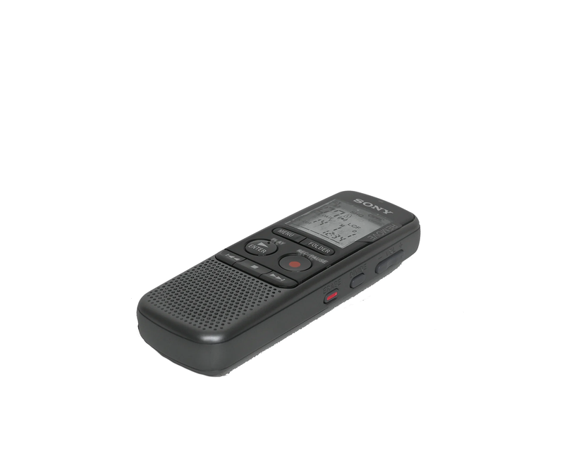ICD-PX240 4GB Mono Digital Voice Recorder With Built-In Stereo Microphone -Black Sony