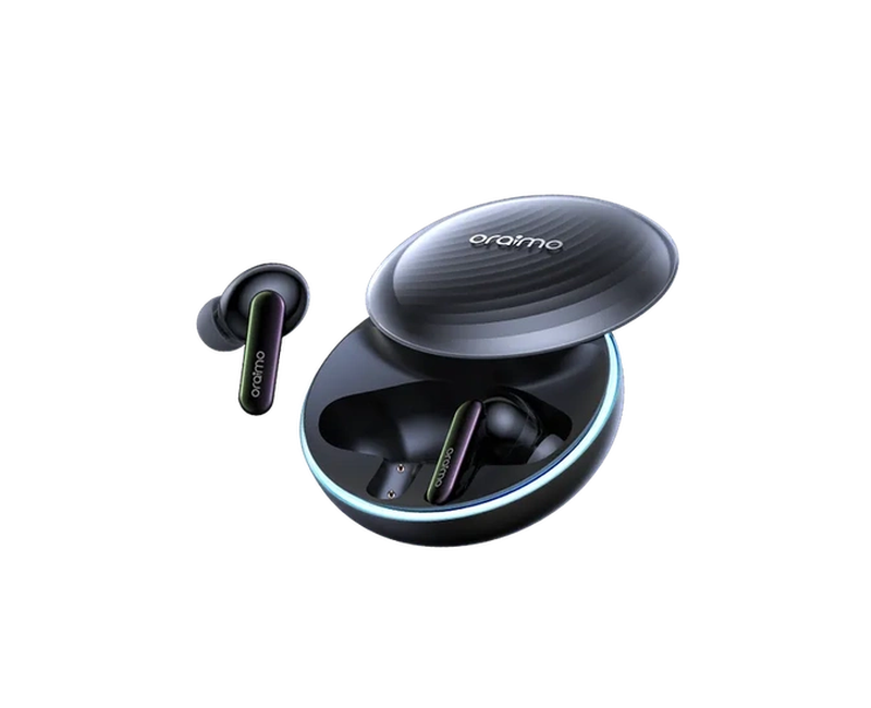 OTW 630 SpaceBuds Hybrid ANC TWS True Wireless Earbuds Customized Voice Prompt- Black oraimo