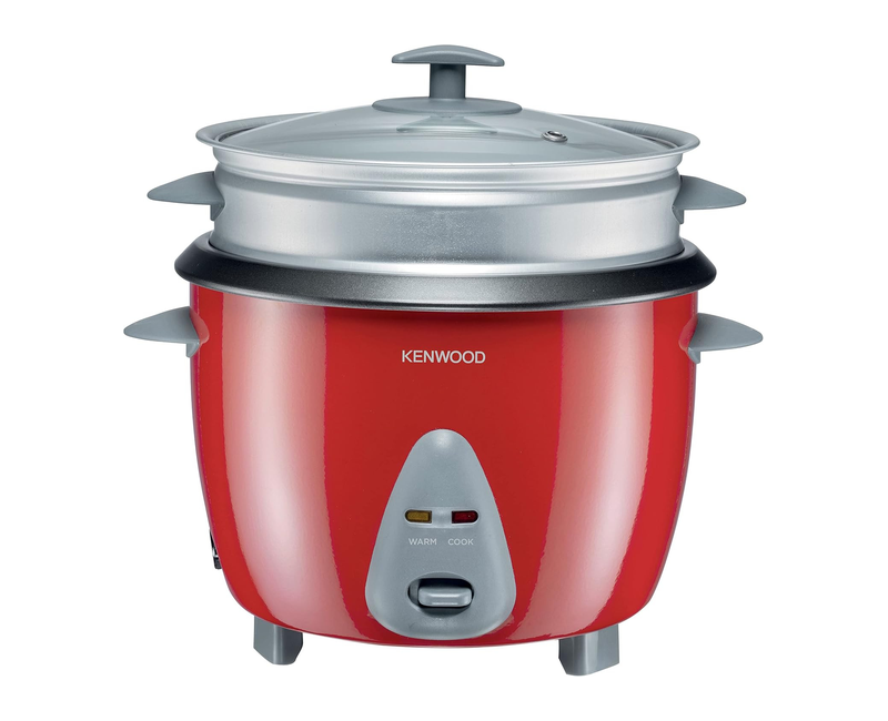 Kenwood Rice Cooker 1.8L with Steam Basket 650W, RCM44.000RD- Red