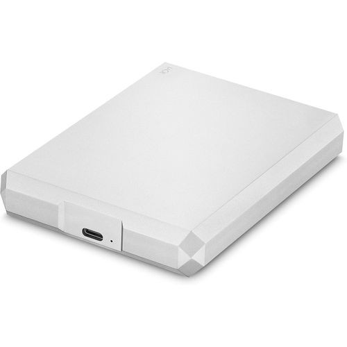 Mobile Drive, 2TB , External Hard Drive, Moon Silver, USB-C, 2 year Rescue Services (STHG2000400)- Silver