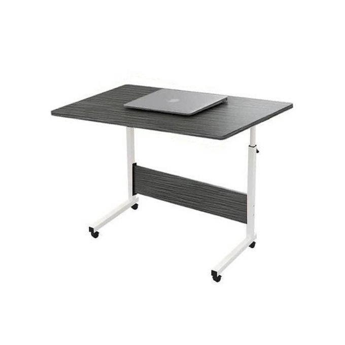 Adjustable Wooden Breakfast In Bed Laptop Table Stand - Grey.