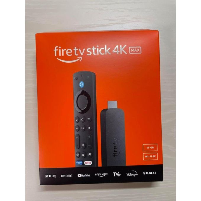 Amazon Fire TV Stick 4K Max 2nd Gen Streaming Device, Supports Wi-Fi 6E, free & live TV without cable or satellite. Visit The Fire TV Store -Black