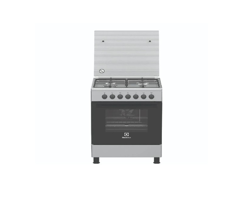 ELECTROLUX Cooker 60/60cms 3 Gas 1 ELECTRIC with Electric Oven & Grill Plus Rotasserie - LKM6200IX