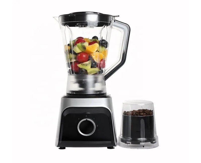 Hoffmans 5 in 1 Multifunction Blender 1.8L home Use Und Powerful Commercial Food Processor With Juicer, Blender And Grinder-Black
