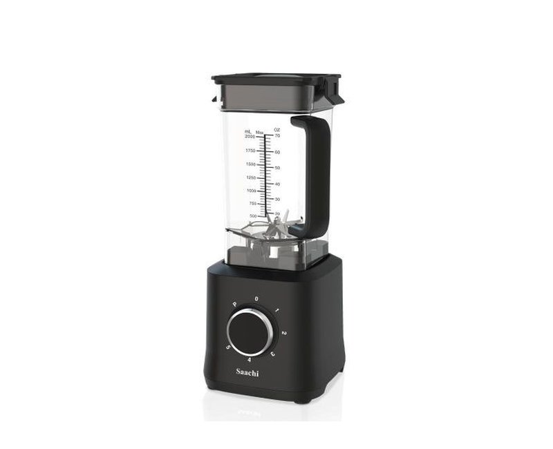 Heavy Duty 2 Liters Jar Blender Grinder With Unbreakable Plastic Jar-Transparent