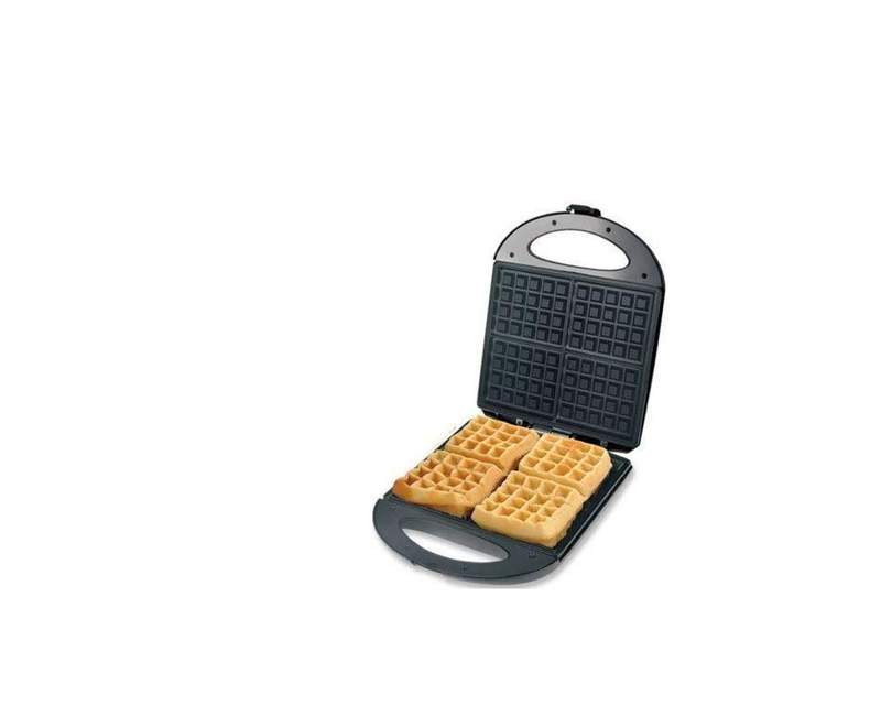 4 In 1 Waffle Sandwich Maker-White/Black