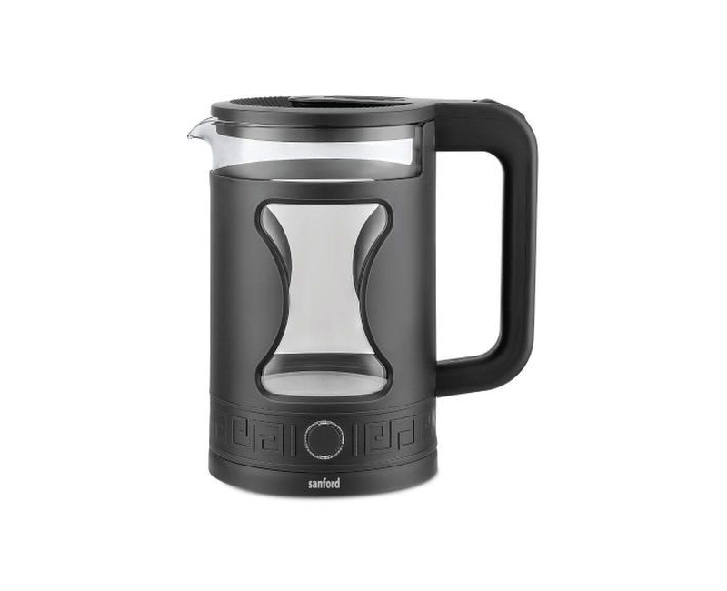 Glass Electric Kettle With Plastic Covering For Boiling Water Fast-Transparent