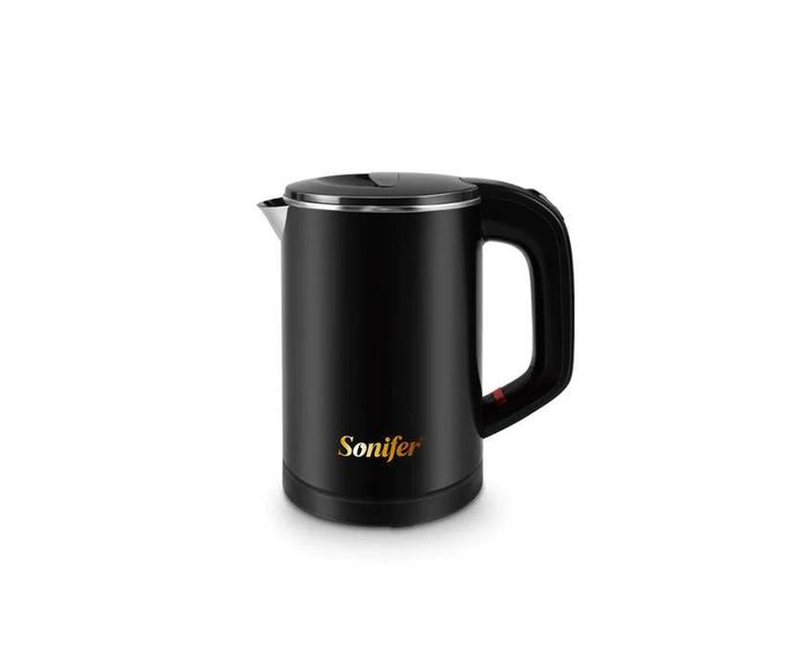 Mini Travel Electric Kettle Of 0.6 Liters-Black/White