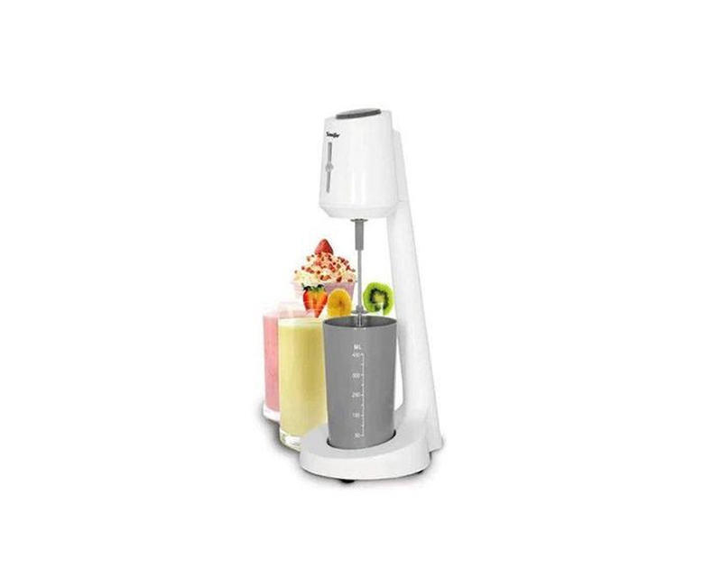 450ML Electric Milk Shaker Maker With Quick Stirring-White