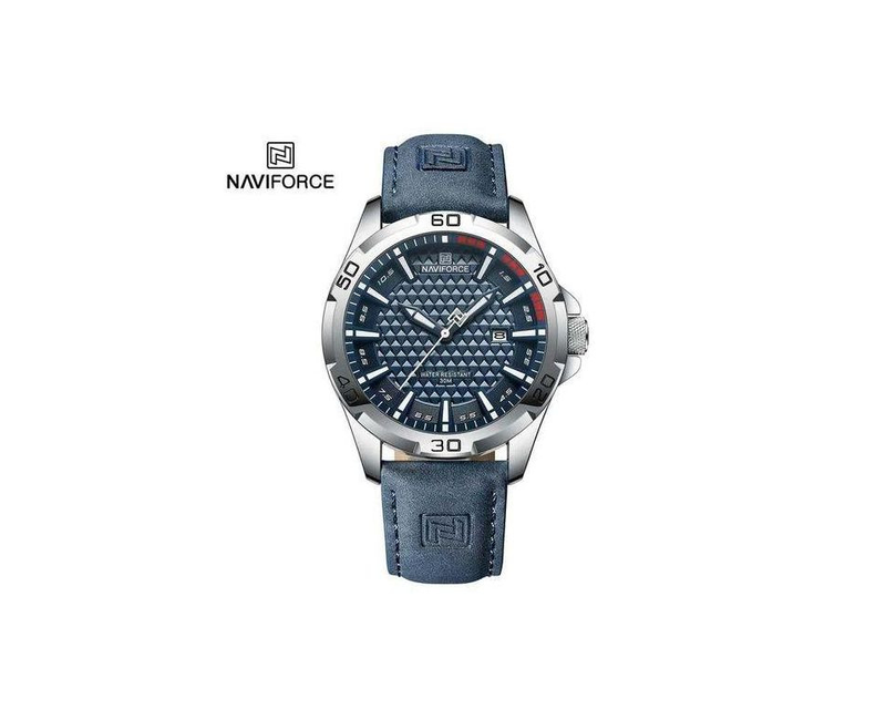Analog Trend Men's Office and Casual Designer Watch - Blue, Silver