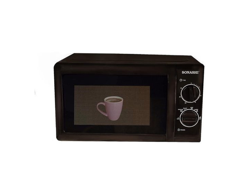 20 Liters Microwave Oven With Time Settings-Black