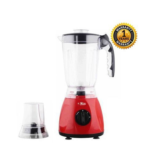 Electro Master Unbreakable Jar Blender 1.5L EM-BL1358 – Red