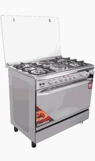 Saachi STAND COOKER 4 GAS 2 ELECTRIC WITH ELECTRIC OVEN - silver