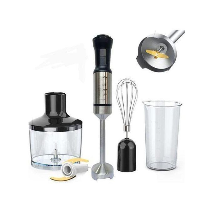 Electric Hand Blender 4 In 1 - Black