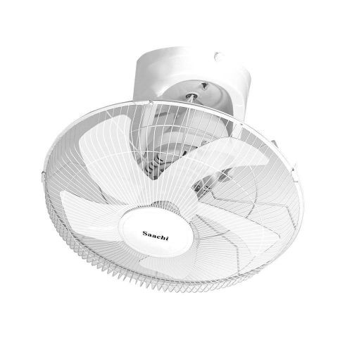 Saachi 16 Inch Orbit Ceiling Fan With 3 Speed Controls & Low Noise ( with Remote ) - White