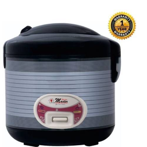 Electro Master EM-RC-1035 2.8L 1000 watts Rice Cooker-Black