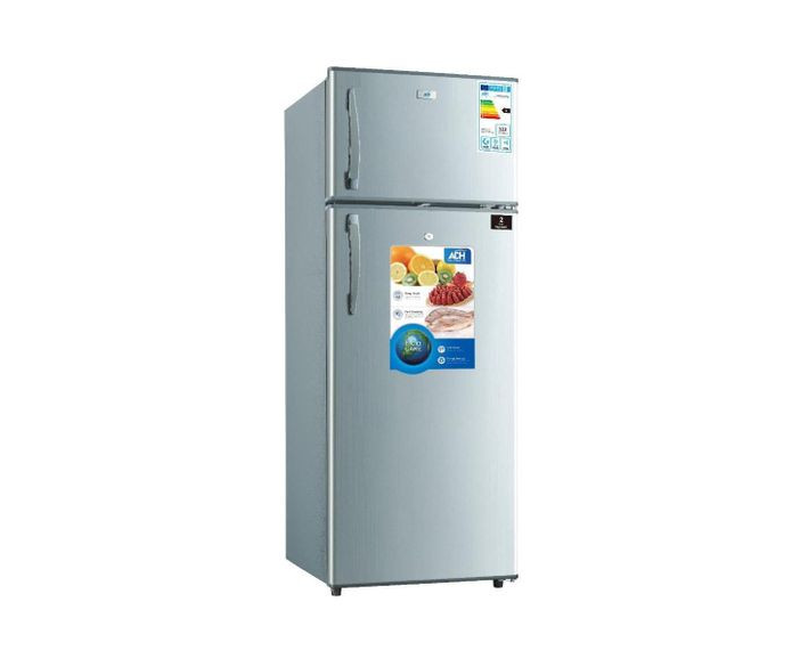 358 Litres Double Door Refrigerator-Grey/Silver