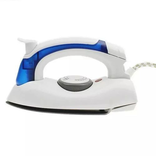 Mini Foldable Travel Steam Flat Iron Box - White,Blue