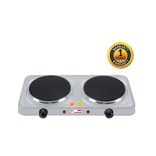 Electro Masters EM-HP-1083 Double Solid Hot Plate - White
