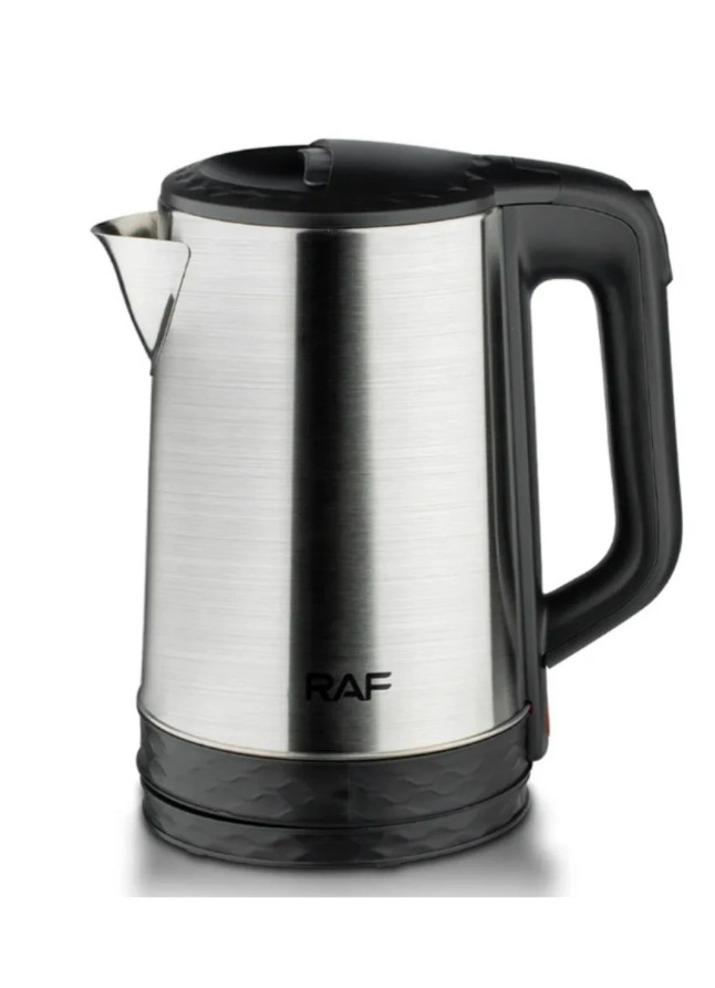 RAF 2.3 Litre Professional Electric Kettle - Silver & Black