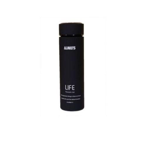 Always Life Portable Travel Vacuum Flask 0.45L - Black