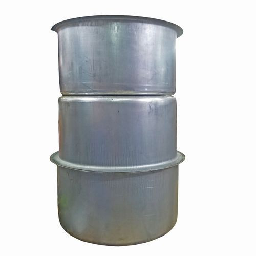 Extra Large 3 Pieces Saucepans Cookware Set-Grey