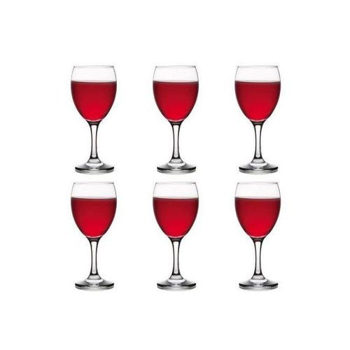 Set Of 6 Wine Glasses-Transparent