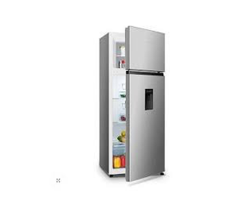 CHIQ 270L FRIDGE DOUBLE DOOR SILVER with WATER DISPENSER