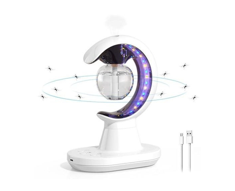 2 In 1 Mosquito Repellant And Humidifier With Colourful Lights Sold Without Mosquito Liquid-Multicolour