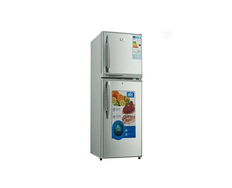 Fast Cooling Refrigerator Of 158 Liters Double Door-Grey/Silver