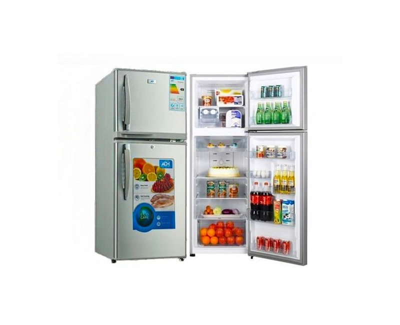 175 Litres Double Door Refrigerator With Deep Freezing Compartment-Grey/Silver