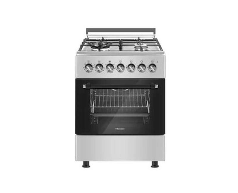 ELECTROLUX EGYPT 90/60cms 5 Gas Burners with Gas Oven & Grill + Thermostat + Rotasserie+ Oven Fan EKG9200A9X