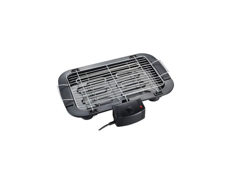 Smokeless Stainless Steel Indoors Barbecue Grill- Black