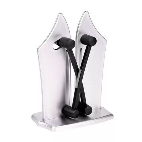 Manual Kitchen Knife Sharpener -Silver
