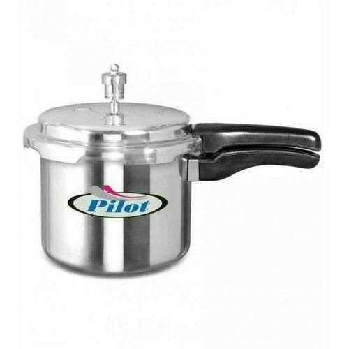 5.5Litres Pilot Pressure Cooker - Silver