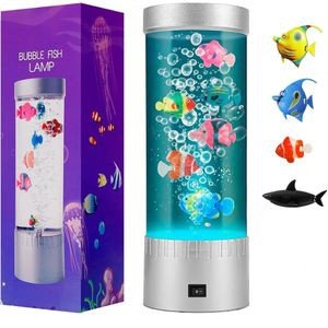 Bubble Artificial Fish Lamp Aquarium For Decoration Purposes - Multicolor
